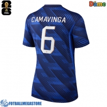 Fotballdrakt Dame Frankrike Eduardo Camavinga #6 Hjemmedrakt VM 2026 Kortermet